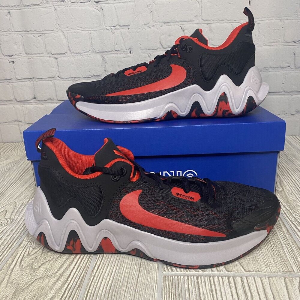 Nike Giannis Immortality 2 Basketball Shoes Men’s 10.5 Red Black DM0825-005 New